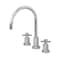 Kingston Brass KS8721DXLS Widespread Kitchen Faucet, Polished Chrome KS8721DXLS - alternate 1